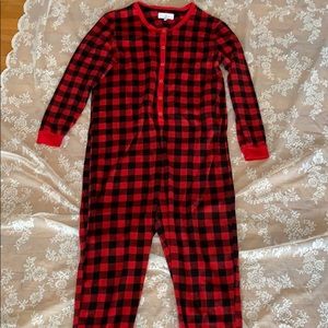 💋Fleece one-sie pajamas💋